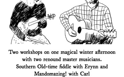 Workshops with Erynn Marshall and Carl Jones